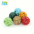 4mm - 18mm couleur mélangée argile ronde Shamballa strass Pave cristal perles pour la fabrication de bijoux, IB00199